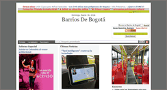 Desktop Screenshot of barriosdebogota.com